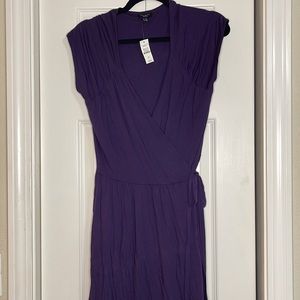 Talbots Purple Wrap Dress